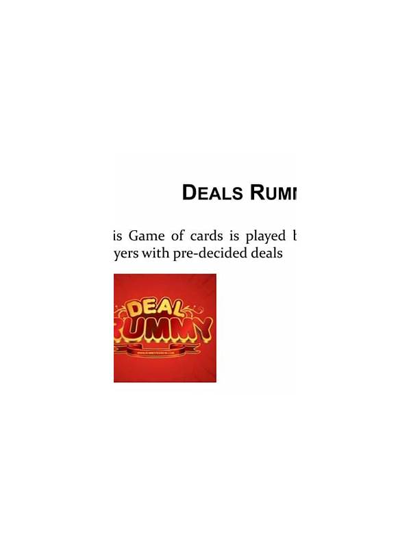 Deals Rummy Planning: Use Each Deal as a Fresh Decision