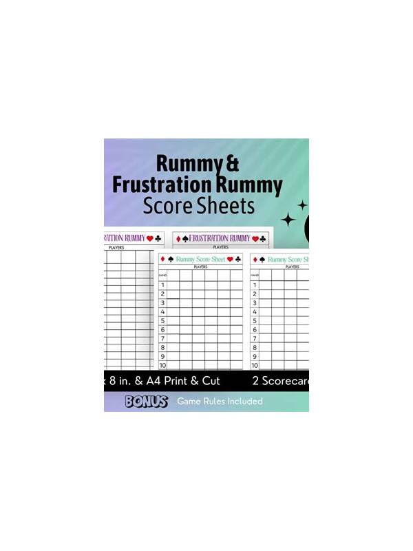 How to Keep a Rummy Score Sheet That You Can Trust