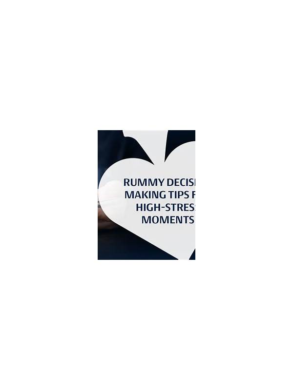 How to Use a Rummy Decision Pause Under Pressure