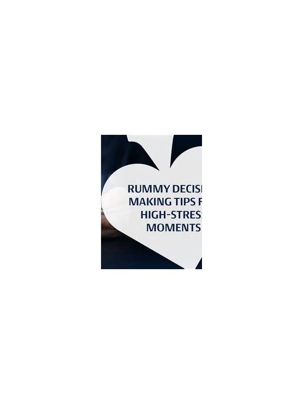 How to Use a Rummy Decision Pause Under Pressure