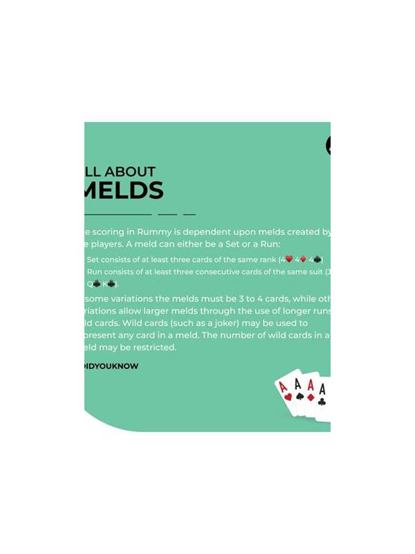 Rummy Comparison: Visible Melds and Private Hand Plans