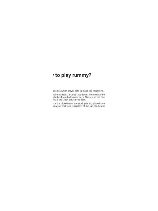Rummy FAQ: How Do You Judge a Card With Two Uses?