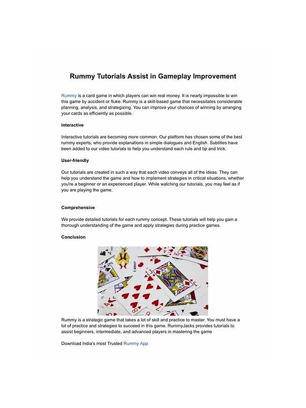 Rummy FAQ: What Counts as a Real Improvement?