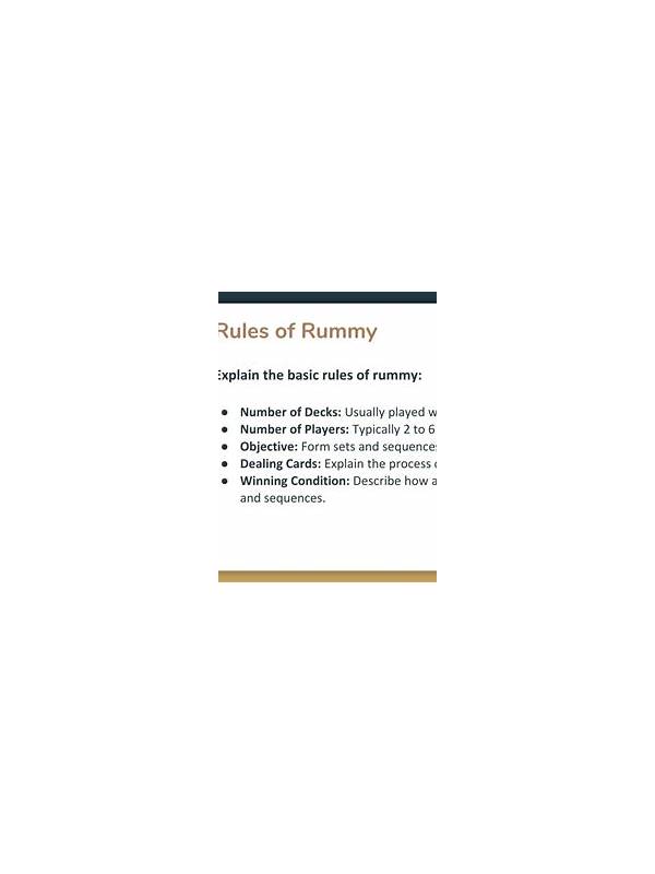 Rummy How-To: Build a Personal Decision Vocabulary