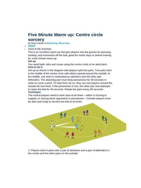 Rummy How-To: Design a Five-Minute Warm-Up Drill