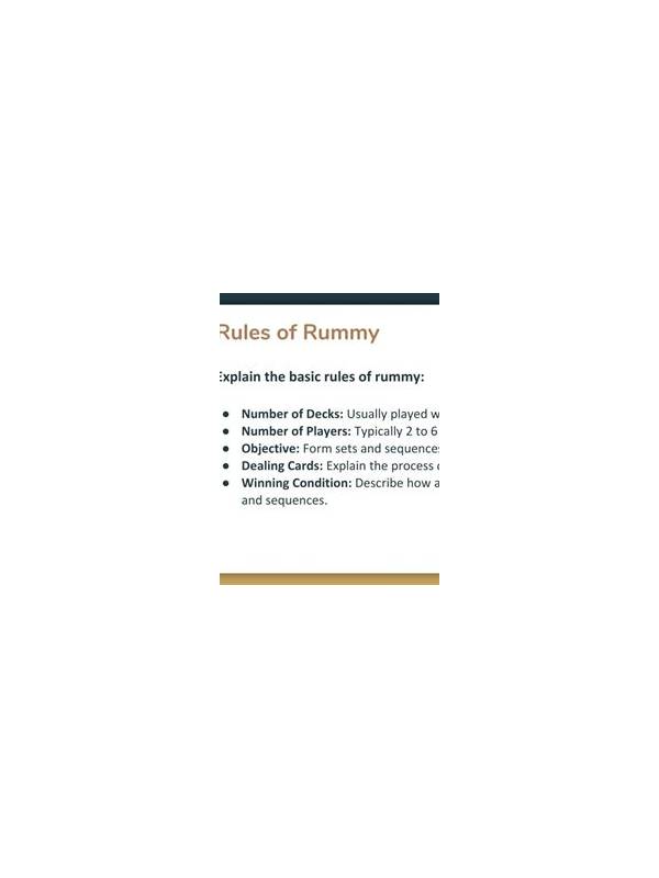 Rummy How-To: Make a Simple End-of-Session Routine