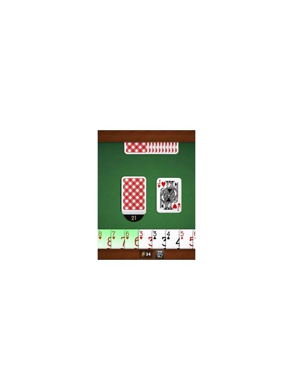 Rummy Practice: Make a Blind Discard Before Seeing the Answer